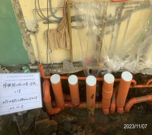 圖示五(復興路三段230巷23號;後巷用戶接管)