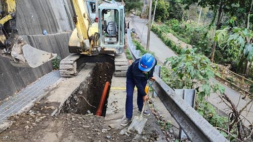圖示二(簡述：十文巷31號污水幹管埋設)