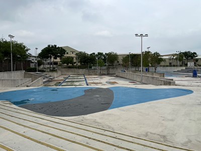 Detention basins in the Caohu Disaster Prevention Park on Dongnan Road in Dali District proves effective.