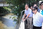 盧市長與環境部長視察發電廠