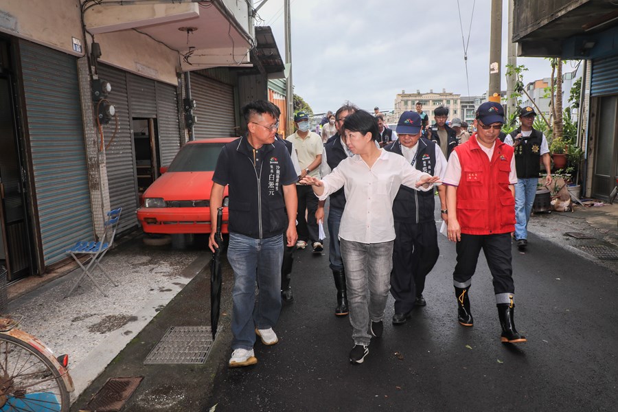 市長視察沙鹿淹水地區-26