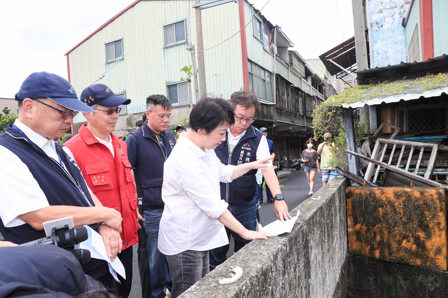 市長視察沙鹿淹水地區-17