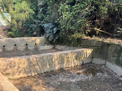 臺中市豐原區翁子里師範街65巷國家教育研究院後山野溪沉沙池清淤後_0