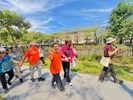 屏東伯大尼之家20餘名院生與師長-來到臺中參與中興大學主辦的-綠川童遊記-生態導覽