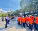 水利局副局長韓乃斌出席歡迎表示-綠川整治不僅美化市容-更成為環境教育的典範場域