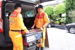市府調度50台發電機及操作人員馳援台南-1