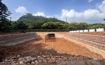 完工後的靜水池