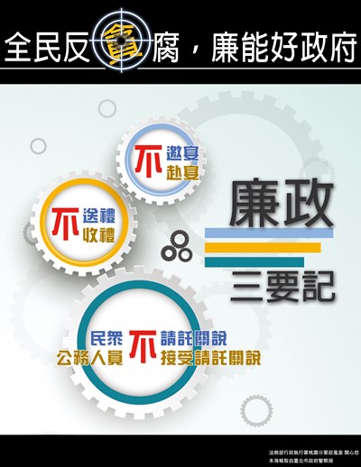 廉政宣導-廉政三要記