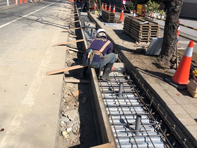 Improvement works for road drainage facilities on the south side of Section 2, Fengshi Road in Fengyuan District