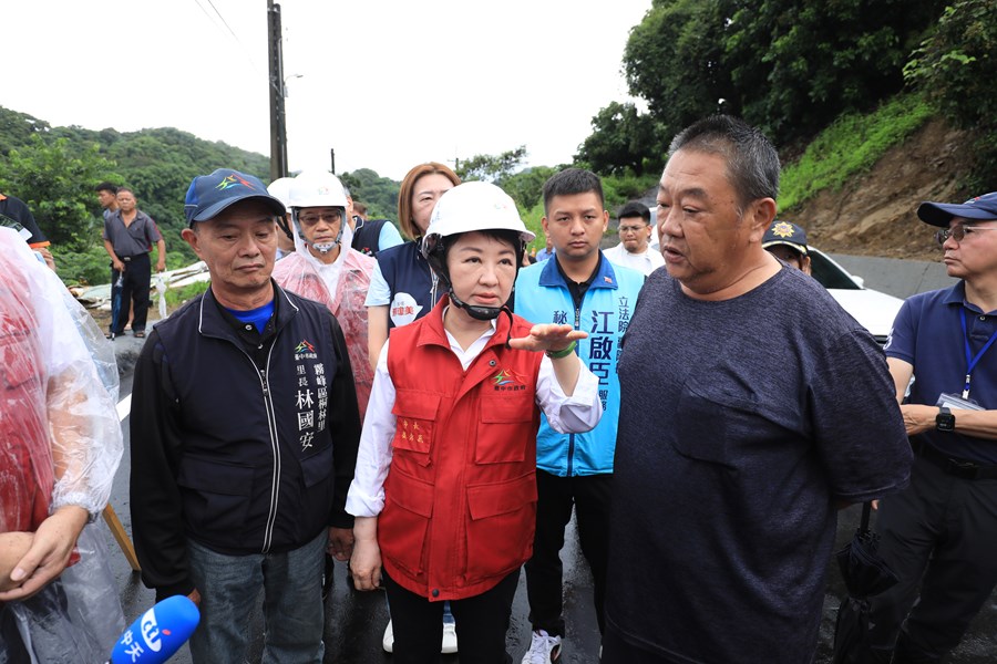 視察霧峰暗坑巷復建工程4