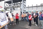盧市長視察五張犁抽水站並聽取水利局簡報