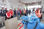 盧市長與水利局長官同仁全面確認各抽水站設備運作正常